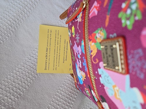 New Disney Dooney and Bourke Holiday Presents Christmas Backpack Purse Zip Bag - Picture 5 of 6