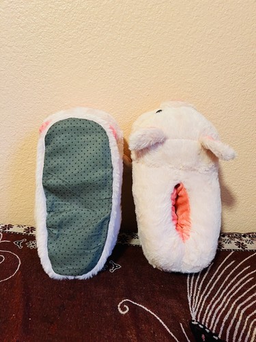 NEW Unused Pink Piggy Fun & Cute Home Slippers With Heel Cover, Warm Slippers - Bild 4 von 7