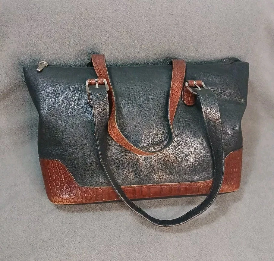 Jack Georges, Maletín Bolso de Hombro Cuero Laptop Bolso Cartera Envejecido (USADO) Foto 2 de 4