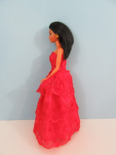Vintage - Princess Jasmine Disney Doll 1966 Body Mattel Long Black Hair, Aladdin - Picture 4 of 11