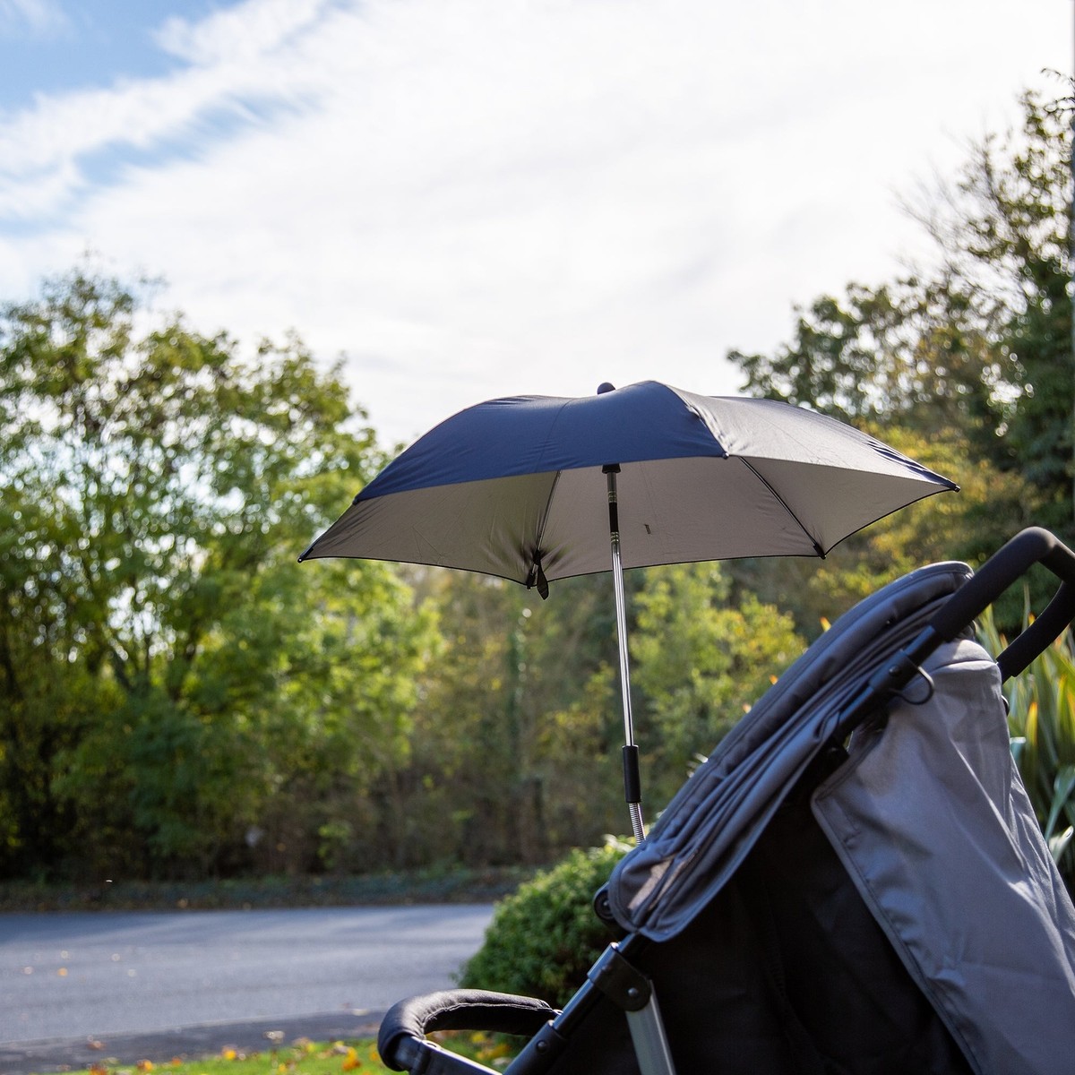 Bugaboo Ombrellino Parasole per Passeggino Bugaboo - Nero unisex (bambini