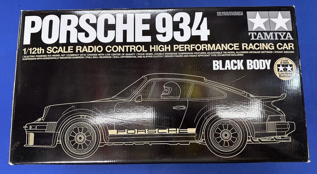 New TAMIYA 84057 1/12 PORSCHE TYPE 934 Black With Bag | eBay New TAMIYA 84057 1/12 PORSCHE TYPE 934 Black With Bag | eBay