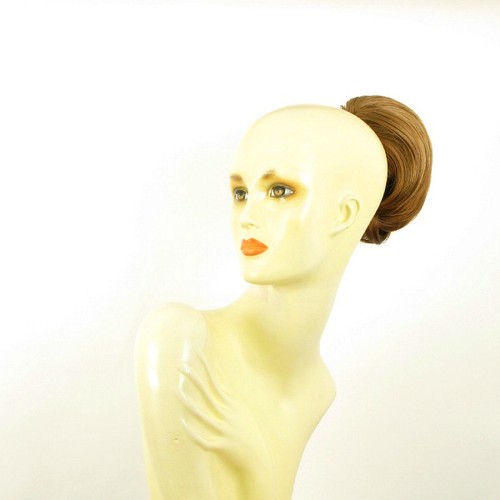 Hairpiece ponytail short dark coppery blond ref 2/g27 peruk - Picture 6 of 7