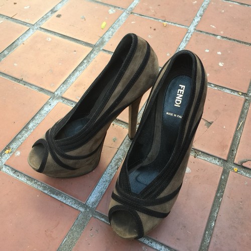 Fendi Platform Peep-toe Shoes