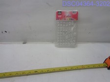 Qty 504 8 Packs of 63 Per Pack Eden Clear Jumbo Hair Beads BR63C