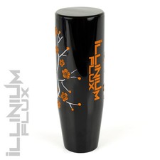 Illinium Flux Orange Painted Black Sakura Blossom Manual Shift Knob 10x1.5 K69