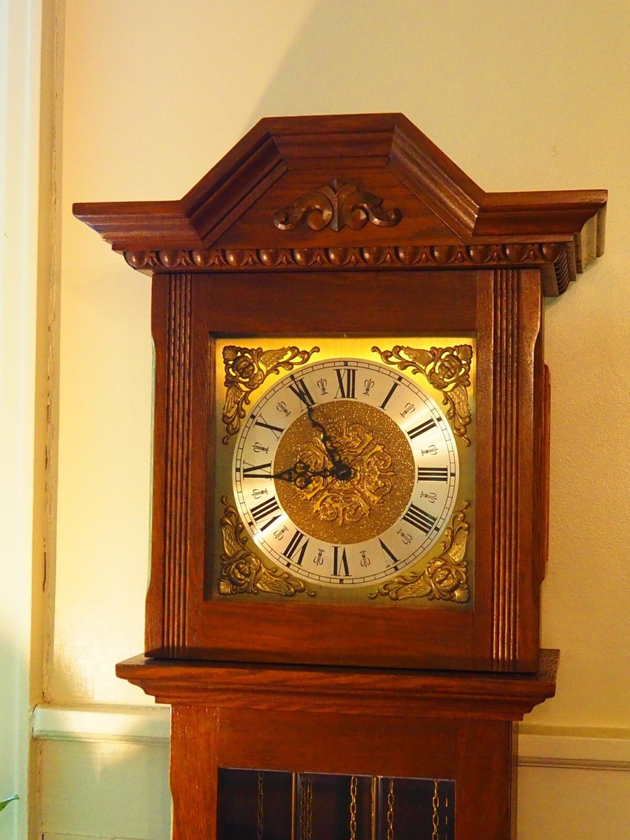 Vintage 1970 Kieninger Grandmother Clock – German Made, Chain