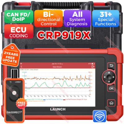 LAUNCH X431 CRP919X /CRP129X /CRP123X Car OBD2 Scanner Auto Diagnostic Scan Tool