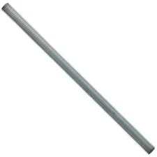 M10-1.25 Fine thread all threaded rod zinc plate 10mm x 1.25 x 13" 10 millimeter