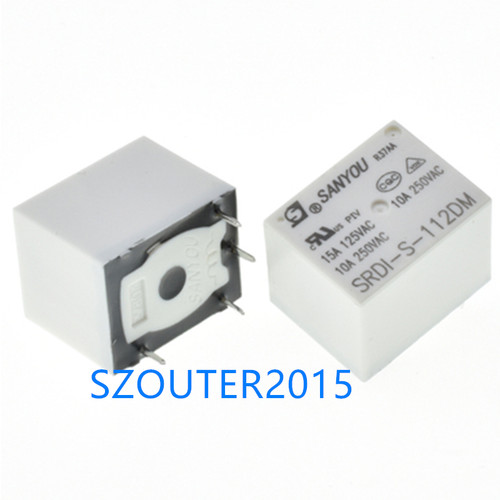 5PCS SRDI-S-112DM Relay 12VDC 10A 4PIN NEW - Picture 1 of 2