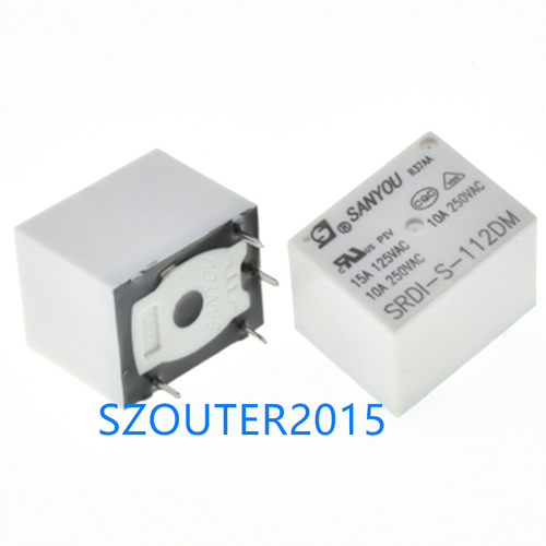 5PCS SRDI-S-112DM Relay 12VDC 10A 4PIN NEW - Picture 2 of 2