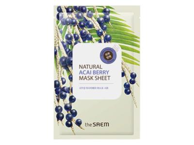 NATURl ACAI BERRY Anti-Aging Facial Mask Pack 1Sheet KOREAN BEAUTY