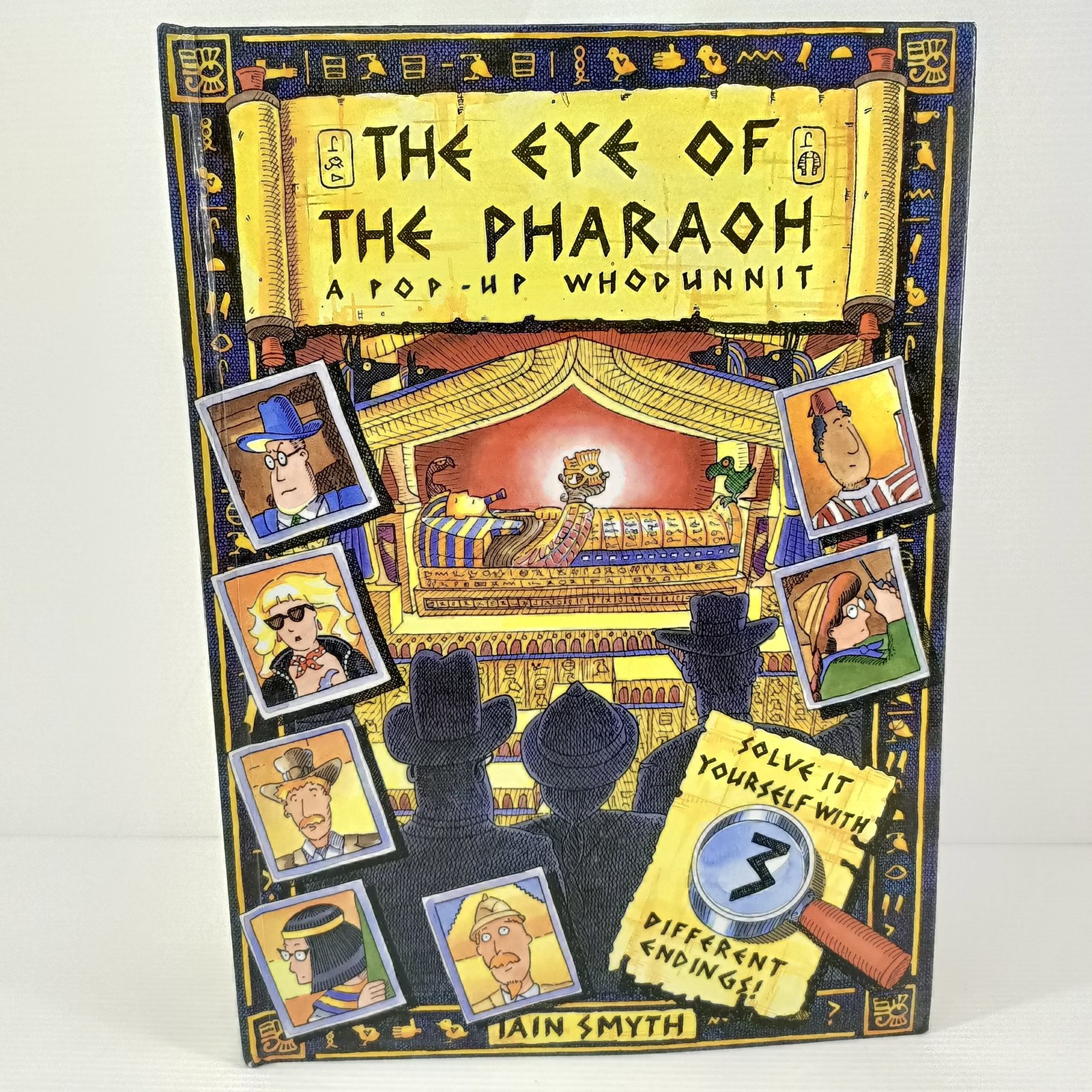 Iain Smyth The Eye Of The Pharaoh Pop-Up Book Childrens Interactive Puzzle