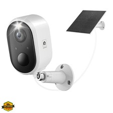Solar Security Camera Outdoor Wireless, 2K Color Night Vision, Battery Powere...
