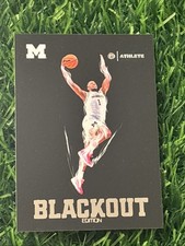 2025-26 Onit Trey McKenney Blackout #BL-3 Michigan Wolverines Basketball