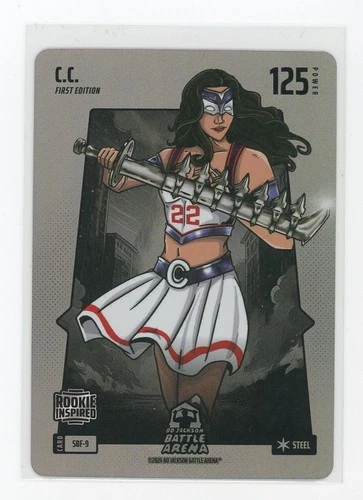 Bo Jackson Battle Arena CC Caitlin Clark Silver Battlefoil SBF-9 Rookie GRADE IT