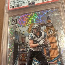2023 Panini Donruss Optic International Downtown Christian McCaffrey PSA 10🔥