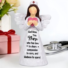 Nurse Gifts, Nurses Angel Figurine Gifts for Women, 6.3 Inch Gift for Nurse W...