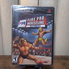 NEW/SEALED Fire Pro Wrestling Returns ( PlayStation 2, PS2) Complete Y-Fold