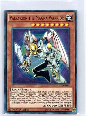 Valkyrion the Magna Warrior King of Games: Yugi's Legendary Decks YGLD-ENB01