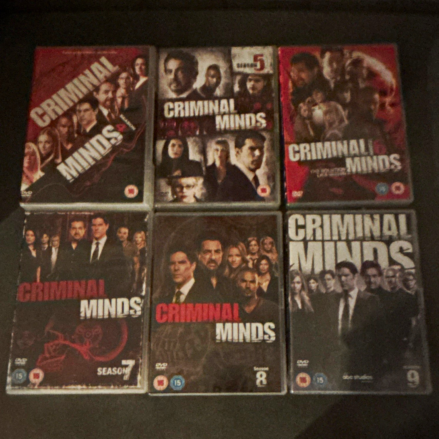 ABC Studios Criminal Minds DVD Seasons 4-9 Bundle 15 Certificate Joe Mantegna