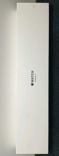 Apple Watch Series 3 GPS 38mm Aluminiumgehäuse Silber Sportarmband Schwarz