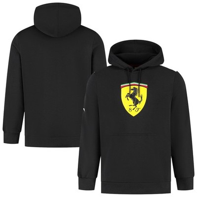 Scuderia Ferrari Puma F1 Fanwear Large Shield Pullover Hoodie - BlackSize XL