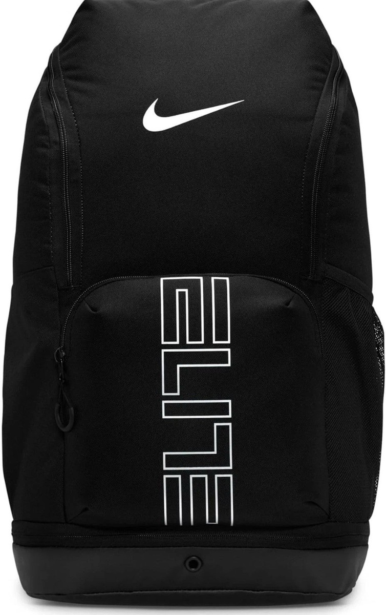 Nike Elite ブラック バックパック The Nike Varsity Elite 32 L Black School Laptop Padded Team