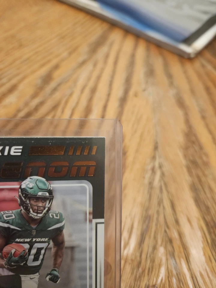 2022 Panini Donruss - Rookie Phenom Jerseys Breece Hall #RPJ-13 (MEM, RC) - Image 3 of 4