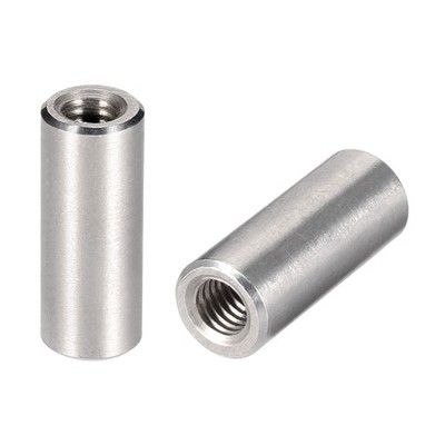 5 x Round Connector Nuts M6x25mm Sleeve Rod Bar Stud Nut 304 Stainless Steel