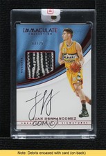 2016-17 Panini Immaculate Red /25 Juan Hernangomez #SN-JHE Auto READ 10lp