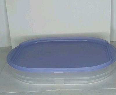 Tupperware #5102A Fridge Stackables Deli Meat/Cheese Container #5103A Blue Seal