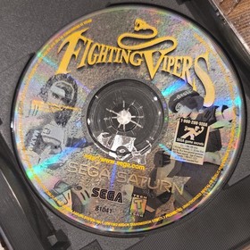 Fighting Vipers (Sega Saturn, 1996) BOX,DISC, COVER ART. NO MANUAL