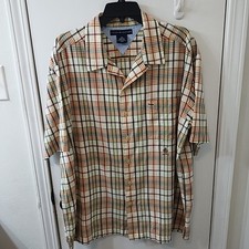 Tommy Hilfiger Men's Plaid Button Up Shirt Size XL