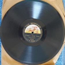 Robert Carr/Herbert Stewart: Always Think Of Mother/When I Lost You 10" Shellac