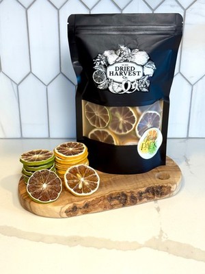 Premium Dehydrated Lemon Lime Variety | Garnish for Cocktails, Baking & Crafts