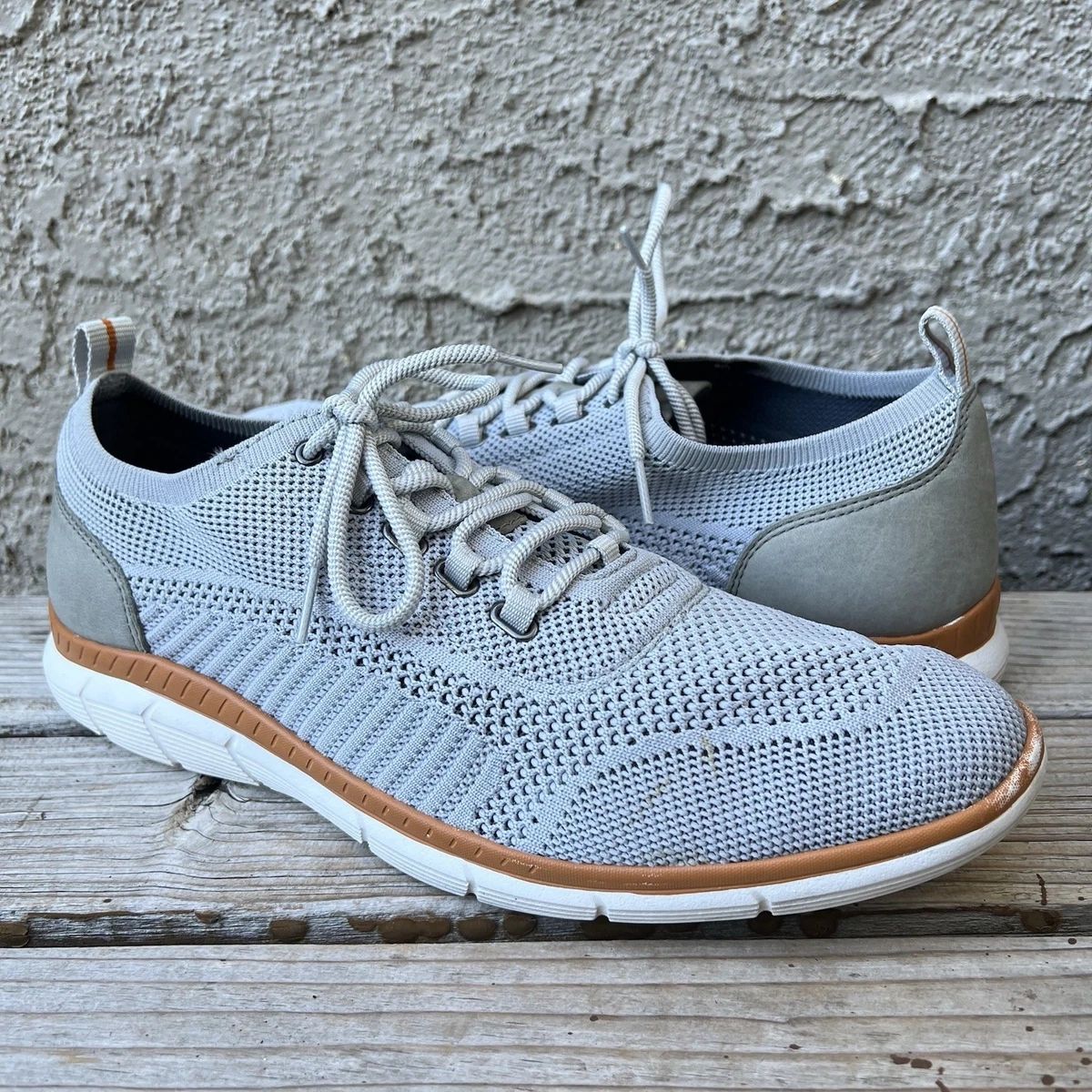 Johnston & Murphy Mens 20-7579 Gray Shoes (NWT) Johnston & Murphy Escape Knit Lace-Up Men main image 3