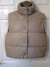 "NEW"ZARA PUFFER BODYWARMER  13-14years  BEIGE