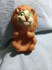 Vintage April Showers Lion Soap Holder orange 