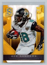 2013 Panini Spectra Ace Sanders #241 Gold #/10 Rookie Jacksonville Jaguars