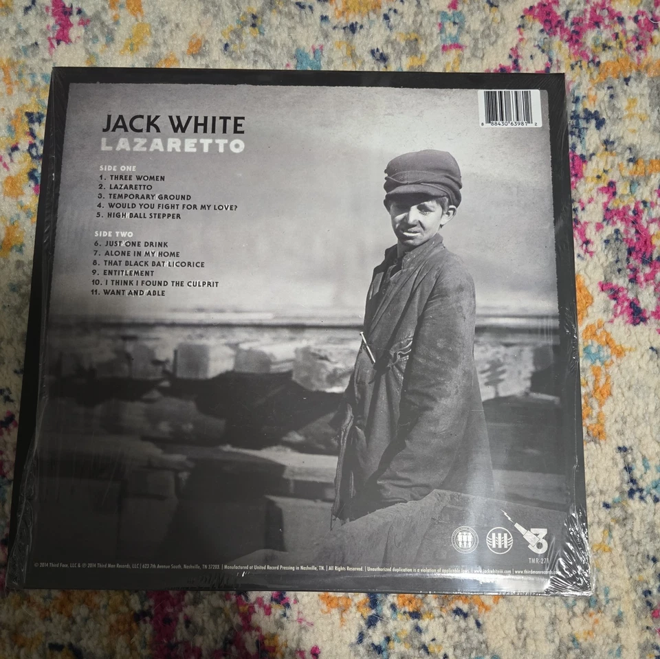 JACK WHITE - Lazaretto ULTRA LP 180g Vinyl Hologram RARE Foto 3 de 4
