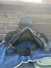 Original Frank Baines Saddlery Eclipse Horse Saddle Inc Strap/Stirrups Used Look