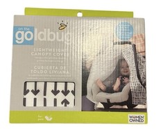 Goldbug Canopy Cover Lightweight Washable 50 SPF Protection Gray White