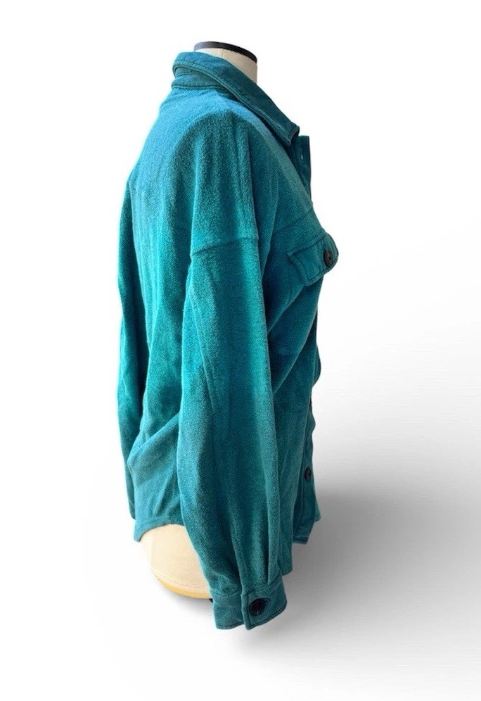 Bongo Y2K Shacket Oversized Small Streetwear Flee… - image 3