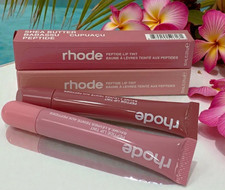 Rhode Peptide Lip Tint 10ml Shea Butter Sheer SET of 2: SALTY TAN RIBBON
