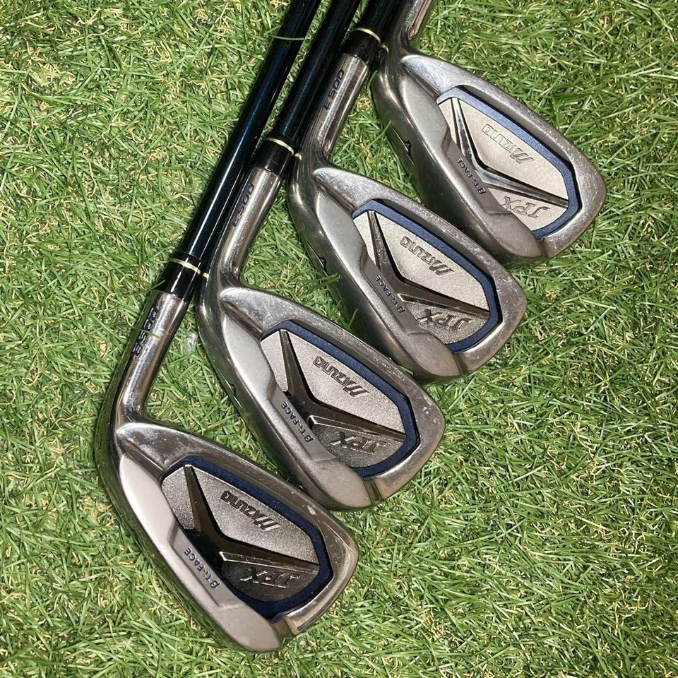 Mizuno JPX E500 Iron Set 4-9 Pw Fw Sw 9pc RH JPX HT Graphite SR Men Golf - Image 2 of 4