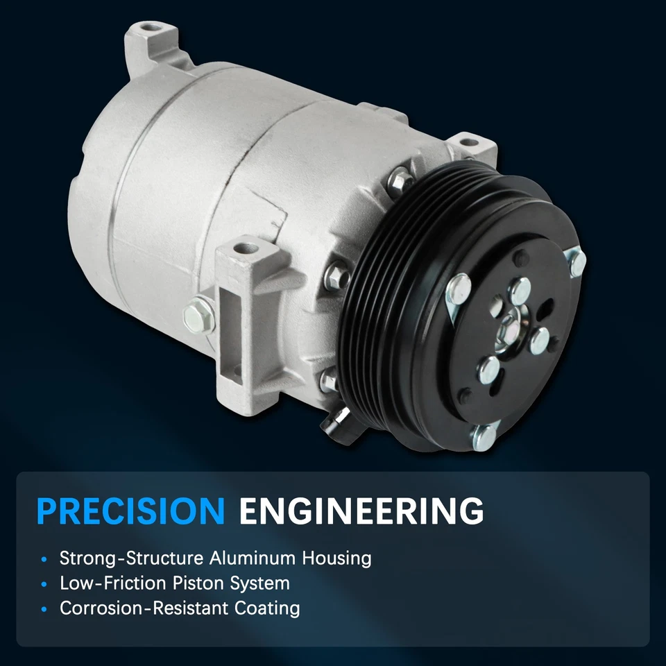 交流电压缩机适用于雪佛兰钴 HHR 庞蒂亚克 Sunfire 土星离子 L4 2.0L 2.2L 2.4L — 第 3/4 张图片