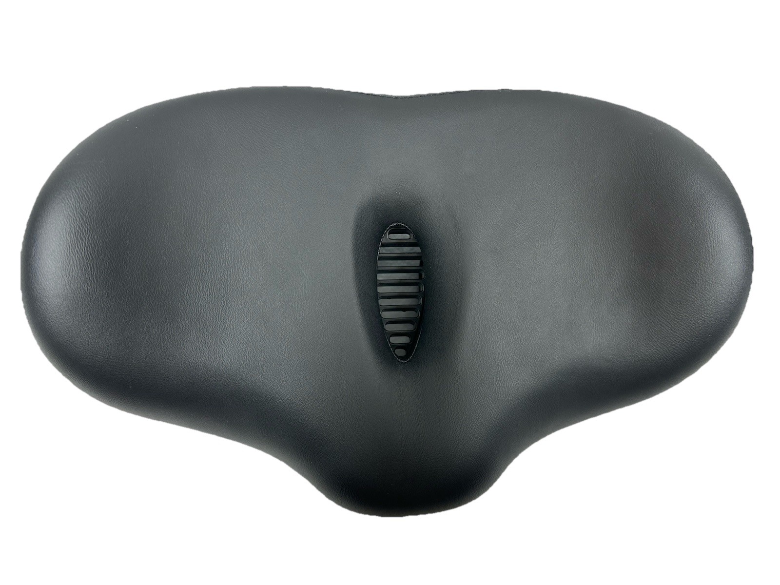 (New other (see details)) Oversized Bike Seat Comfort Saddle Spring Suspension Noseless Vented Black (18.00 USD)