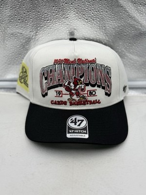 Louisville Cardinals NCAA '47 Champs Off White TT Hitch Adjustable Snapback Hat