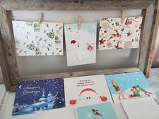 8 "Save The Children" Christmas /Holiday Cards NOS with White Envelopes Unused